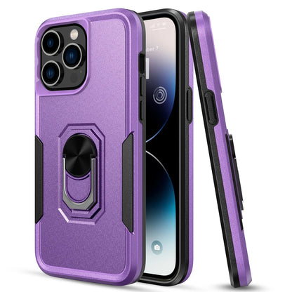 Phone Case with Ring Stand for Iphone 14 Pro Max/14 Pro/14 Plus/14 Shockproof Armor Cover, Purple