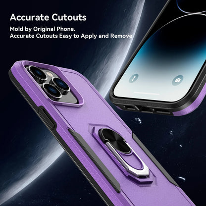 Phone Case with Ring Stand for Iphone 14 Pro Max/14 Pro/14 Plus/14 Shockproof Armor Cover, Purple